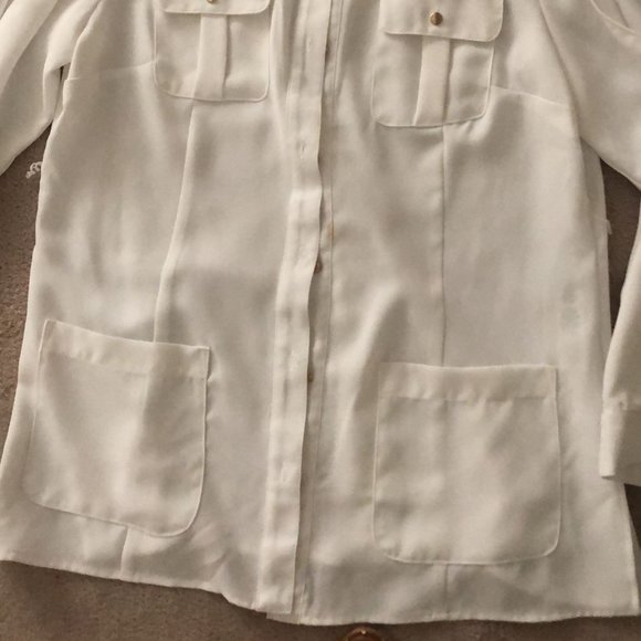 White Chico long sleeve top - Picture 3 of 4